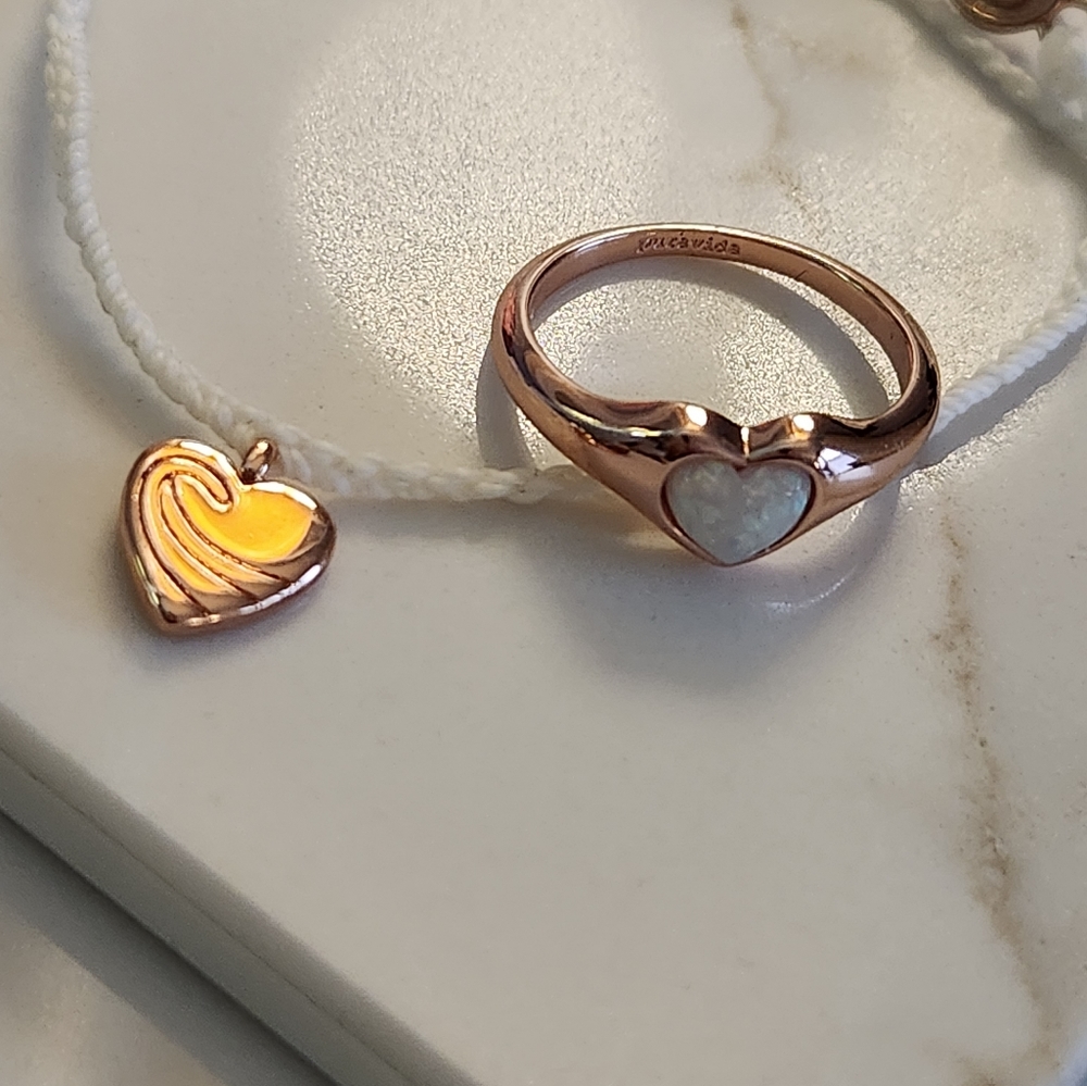 Pura Vida friendship bracelet and ring size 8